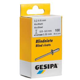 1292487 - Blindniete Mini-Pack 3x12 Alu/Stahl