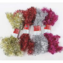 1315240 - Girlande aus Kunststoff gold silber rot rosa sortiert