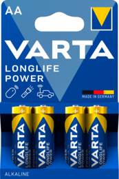 1249534 - Varta Batterie Longlife Power High E 4906 AA B4 4er Blister