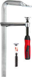 1316969 - Schraubzwinge Ganzstahl 160x80mm; 2K-Griff