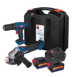 1318536 - Akku-Maschinenset WB-18V CPF mit 2x 4,0 Ah-Akku + Koffer