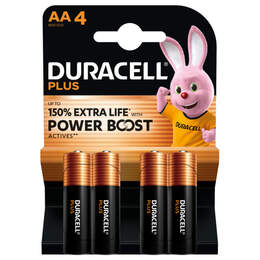 1317484 - Alkali Batterie AA 4er-Pack Plus Power Boost MN1500 Mignon