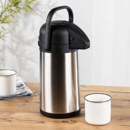 1319317 - Airpot 1,9l mit Glaszylinder innen Mantel aus Edelstahl