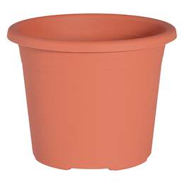 1291323 - Topf Cylindro Kunststoff terracotta, DM 12cm