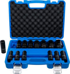 1321046 - Kraft-Steckschl.-Einsatz-Satz Sechskant SW 10-32mm, 14tlg.