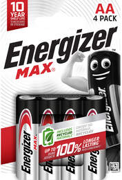 1320918 - Alkali-Batterie Max AA 4er- Pack LR06 Mignon 1,5V