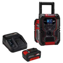 1321031 - Akku-Radio TE-CR 18 Li DAB+/FM/BT - Set 4,0 Ah