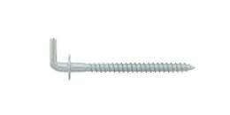 1125228 - Schraubhaken gerade verz.65mm DM:4,4mm/m.Rosette/2Stk.