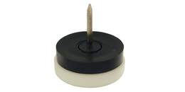 1174268 - Kunststoffgleiter m. Gummieinlage