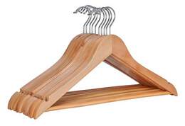 1325717 - Kleiderb&uuml;gel Holz 6er 44,5cm