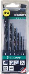 1328616 - ALPEN HSS Metal Head TM6 6tlg. DM 2/3/4/5/6/8mm