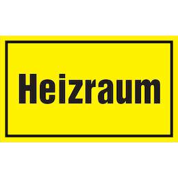 1177414 - Hinweisschild 250x150mm Heizraum,1Stk.