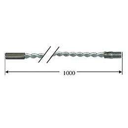 1200637 - Drahtstiel Verlängerung 1/2" L 1000mm