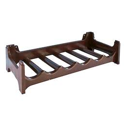 1005541 - Flaschenregal braun für 6x1l Flaschen
