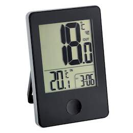 1212233 - Funkthermometer Pop schwarz 60x23x90mm