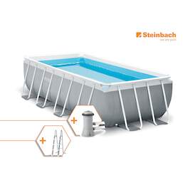 1250316 - Pool Set Frame Prism Quadra 400x200x100cm