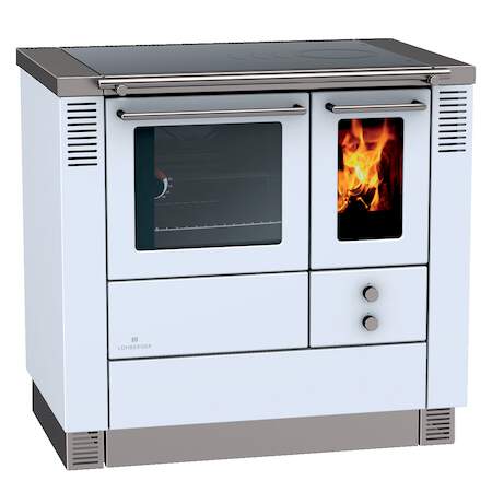 1256148 - Festbrennstoffherd LC 75 B Edition weiß RA rechts
