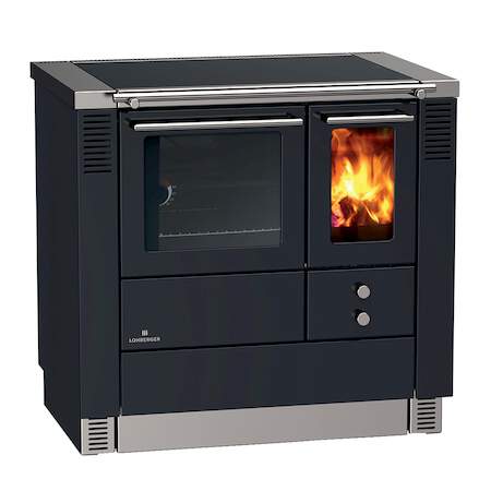1256149 - Festbrennstoffherd LC 75 B anthrazit-metallic RA links
