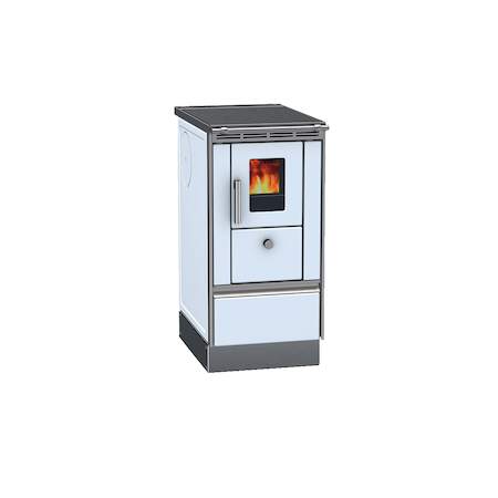 1256168 - Festbrennstoffherd Rega2 40 Edelstahl
