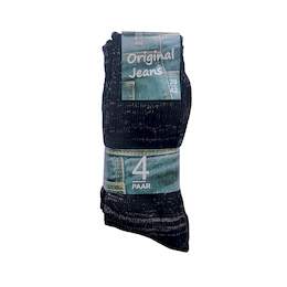 1171669 - Herren u. Damensocken 4er 099 jeans sortiert
