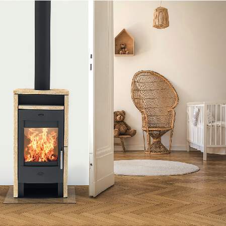 1277055 - Kaminofen Budapest Speckstein